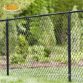 Decorative 6ft black cyclone wire chain link fence